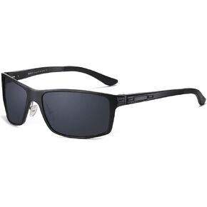 DUCO Polarized Sports Sunglasses For Men Durable Metal Frame Sun Glasses For Driving Cycling Baseball Running Golf 9018