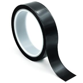 Bertech Black Polyimide Tape, 4" Wide x 36 Yards, 2 Mil Thick