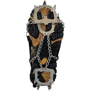 Carbon Steel Traction Spikes for Walking on Snow and Ice - Happy Moose Ice Traction Trekkers (1 Pair)