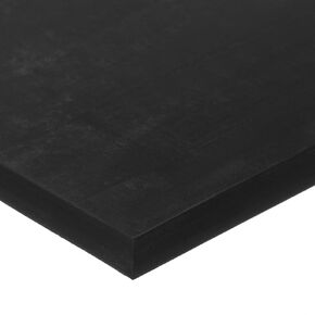 USA Sealing BULK-RS-H40-222 Buna-N Rubber Sheet without Adhesive, 40A, 1/4" Height, 6" Width, 6" Length