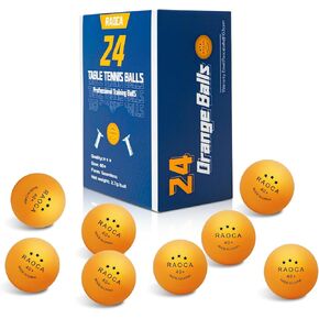 Raoca Ping Pong Balls 3-Star Table Tennis Balls, 40+ ABS Outdoor and Indoor Ping-Pong Balls for Training
