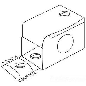 Wiremold WH2010A2 WM 2000White Steel ENTR E FTG,