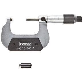 Fowler 52-229-202-0, Swiss-Style Outside Micrometer with 1-2" Measuring Range