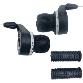 BIFROST MTB Bike Bicycle 3X6 Speed Twist Grip Gear Shifter Rubber Handle DIP 21S Mountain Shift