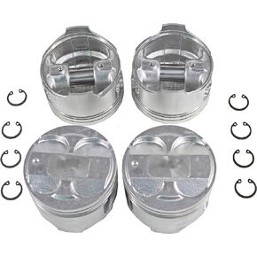DNJ P430A Piston Set/For 2001-2005 / Mazda/Miata / 1.8L / DOHC / L4 / 16V / 1839cc