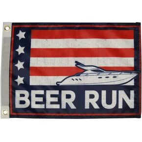 TAYLOR MADE PRODUCTS Taylormade Beer Run Flag 12" x 18"