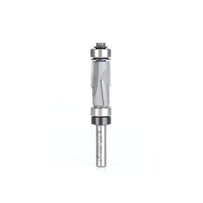 Amana Tool 47164 Carbide Tipped Flush Trim Compression 1/2 D x 1 Inch CH x 1/4 SHK w/ Upper and Lower Ball Bearing Guides Router Bit