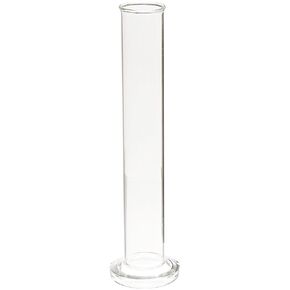 United Scientific HYC500 Borosilicate Glass Hydrometer Cylinder, 500ml Capacity