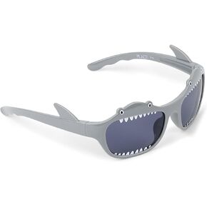 The Children's Place Baby Boys' and Toddler Fashion Sunglasses Oval, Shark Frame, 0-2 Years