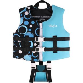 Boglia Toddler Swim Vest Floaties for Kids with Adjustable Safety Strap for Learn to Swim Children Age 1-9 Years/24-75 lbs