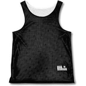 Adult Men's Mesh Reversible Sleeveless Loose Basketball Jersey Tank Top Suitable for All Sports
