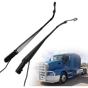 Kozlira 1 Pair Windshield Wiper Arm Compatible with Kenworth T600/T600A/T660/T800, 2006-2012#Replace 602-5403 602-5404 (Front Left Driver Side+Front Right Passenger Side)