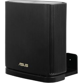 Wall Mount Holder for ASUS ZenWiFi AX Whole-Home Tri-Band Mesh WiFi 6 System (XT8)(CT8)(XT9),Simple and Sturdy Wall Mount Holder Stand Bracket by HOLACA (1 Pack, Black)