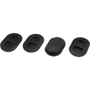 X AUTOHAUX Floor Plugs for Jeep Wrangler JK JL 2014-2023 Car Floor Pan Drain Plug Rubber Oval Drain Plugs Car Floor Hole Cover for Jeep Gladiator 2020-2023 68194821AA 4 Pcs