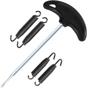 Motorcycle Exhaust Pipe Spring Puller Installer Hook Tool with Exhaust Pipe Springs 67MM 75MM Swivel Hook