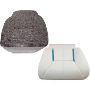 BuliBoao Driver Side Bottom Seat Cover & Foam Cushion Fit for Dodge Ram 1500 2500 3500 SLT 1998-2002