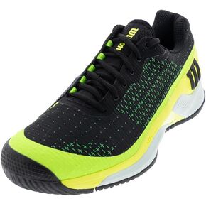 Wilson Rush Pro Extra Duty Black/Safety Yellow/Green Gecko Men's 12.5 Medium