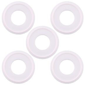 DERNORD White PTFE (Teflon) Gasket Tri Clamp O-Ring - 1 Inch (Pack of 5)