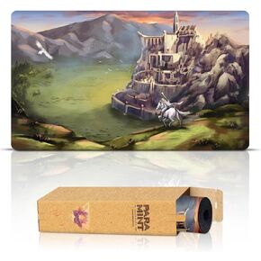 Minas Tirith - LOTR Lord of The Rings - Compatible with Magic The Gathering Playmat - Play MTG, YuGiOh, TCG - Original Play Mat Art Designs & Accessories