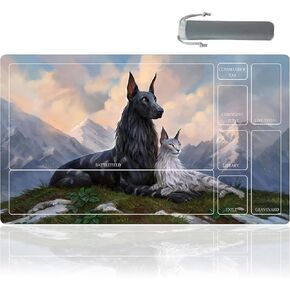 سجادة طاولة sabermaster MTG مقاس 60 × 35 سم لوحة ماوس متوافقة مع MTG RPG CCG، سجادة لعب بطاقات التداول، تصميمات فنية وإكسسوارات أصلية لبساط اللعب (15) in Kuwait