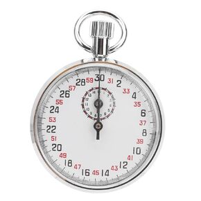 Fydun Mechanical Stopwatch Round Sports Chronograph Running Timer Physics Teaching Equipment for Sports Coaches Fitness Coaches and Referees