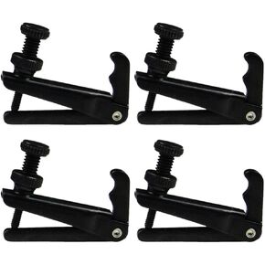 Abaodam 4pcs Violin Fine Tuners Violin Replacement Parts Violin Finger Guide Fine Tuners for Violin Full-size Violin Tuner Full-size 3/4 4/4 Adjuster Violin Parts Brass Screw