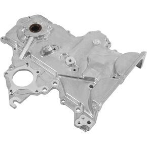 RALBDX Timing Chain Oil Pump Cover Compatible with 2012-2020 Accent Sonata Veloster Elantra Kia Forte Optima 1.6L Engine Replace # 21350-2B701 21350-2B702 21350-2B703