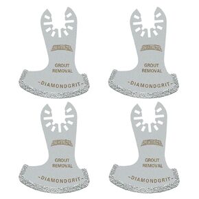 ORIXTREME Oscillating Multi Tool Swing Diamond Blades, Diamond Oscillating Tool Blade, Mortar Cutting Saw Blades for Grout Removal, 4-Pack