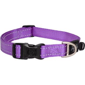 Reflective Dog Collar for Large Dogs, Adjustable from 13-22 inches, Blue