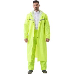 Rain Coats for Adults Rain Ponchos with Hoods Man Lightweight Raincoats Long Waterproof Jacket Windbreaker for Men Women
