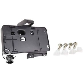 Black Rear License Plate Holder with Lamp for 2007-2016 Wrangler JK License Plate Tag Frames Brackets Accessories