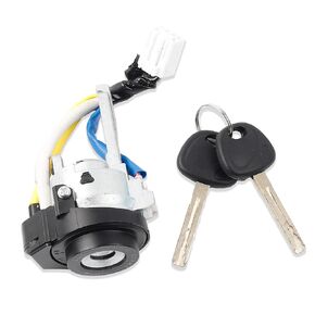 Dasbecan Ignition Switch Cylinder with Left Driver Side Door Lock Cylinder Compatible with Kia Optima 2011-2015 Rio 2013-2017 Replace 81970-2TA00 81900-1WK00 with 2 Keys