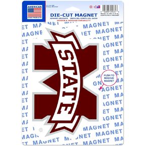 Wincraft Mississippi State Bulldogs Official NCAA 6" x 9" Car Refrigerator Magnet 6x9 090348