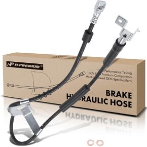 A-Premium Front Passenger Brake Hydraulic Hose Compatible with Select Dodge Models - Ram 1500/Ram 2500/Ram 3500 1994 1995 1996 1997 1998 1999 - Replace# 52008870AC
