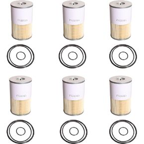 6 Pack FS19765 Fuel Water Separator Compatible with Cummins ISX ISL9 ISX15 ISX12 X12 X15 ISX11.9 Diesel Engine, Diesel Fuel Water Separator Replaces OE# FS19764 P550851 PF7930 WF10005