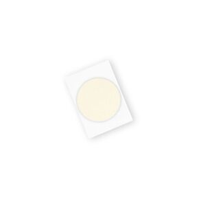 3M 2364 Performance Masking Tape, Rubber Adhesive, Crepe Paper, Tan - 0.125" Diameter Circles (Pack of 5000)