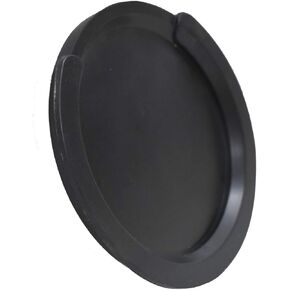 2Pcs 3.26 Inch Guitar Soundhole Cover Soft Rubber Feedback Buster for Acoustic Guitar, Black