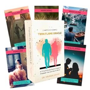 Liv Tarot Twin Flame Oracle Deck. 77 Cards. Tarot Cards for Beginners. Romantic Love and Relationship Cards for Soulmates and Twin Flames. Reveal the Path to Union After Challenge or Separation