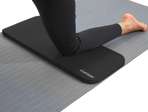 Ewedoos Yoga Knee Pads Cushion Yoga Mat Thick Kneeling Pad for Joints for Fitness, Travel, Meditation 24''x9''x0.6'' - Complement Your Yoga Mat in Saudi Arabia