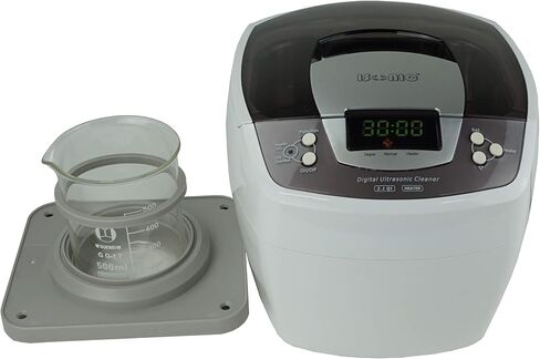 منظف ​​بالموجات فوق الصوتية iSonic P4810، 2.1Qt/2 L، مع مجموعة حامل أكواب فردية سعة 1000 مل لفيتامين C الشحمي in Kuwait