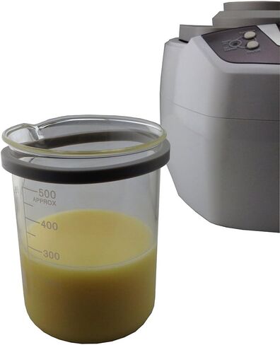 منظف ​​بالموجات فوق الصوتية iSonic P4810، 2.1Qt/2 L، مع مجموعة حامل أكواب فردية سعة 1000 مل لفيتامين C الشحمي in Kuwait