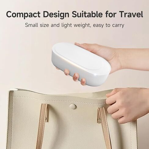 منظف ​​المجوهرات بالموجات فوق الصوتية من إيكوين، منظف بالموجات فوق الصوتية 45 كيلو هرتز مع خزان من الفولاذ المقاوم للصدأ 304، منظف المجوهرات لآلة الموجات فوق الصوتية مع تشغيل بلمسة واحدة للنظارات والخواتم والقلائد وأطقم الأسنان in Kuwait