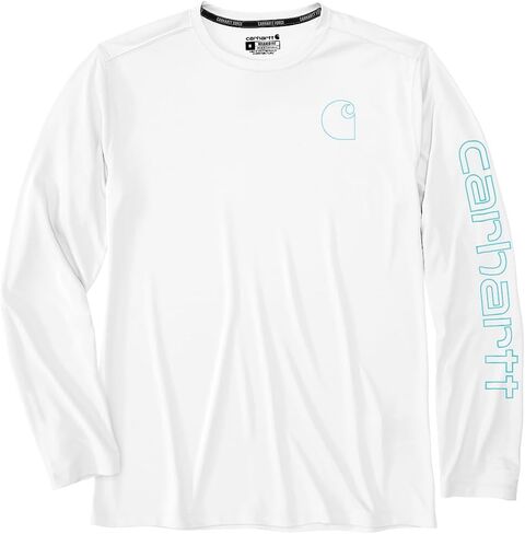 Carhartt Men’s Force Sun Defender Lightweight Long-Sleeve Logo Graphic T-Shirt in Saudi Arabia