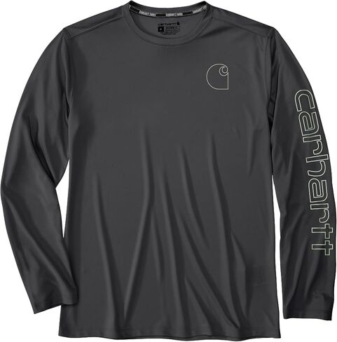 Carhartt Men’s Force Sun Defender Lightweight Long-Sleeve Logo Graphic T-Shirt in Saudi Arabia