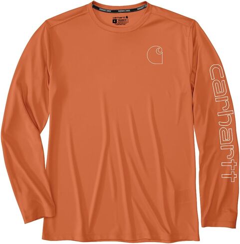 Carhartt Men’s Force Sun Defender Lightweight Long-Sleeve Logo Graphic T-Shirt in Saudi Arabia