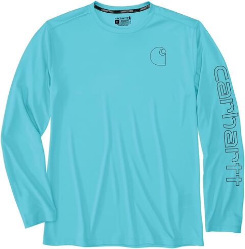 Carhartt Men’s Force Sun Defender Lightweight Long-Sleeve Logo Graphic T-Shirt in Saudi Arabia