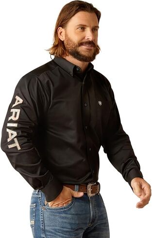 Ariat Men's Team Logo Twill Fitted Shirt in Saudi Arabia