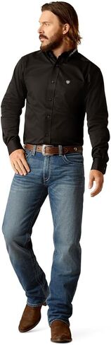 Ariat Men's Team Logo Twill Fitted Shirt in Saudi Arabia