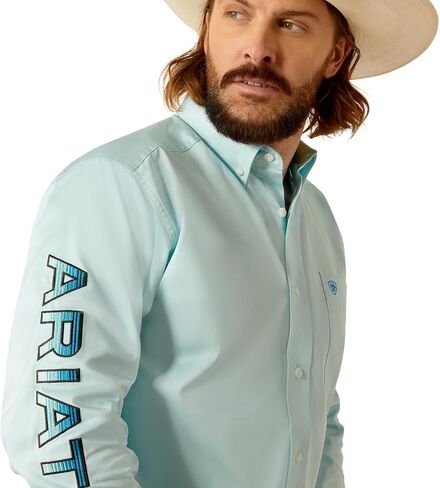 Ariat Men's Team Logo Twill Fitted Shirt in Saudi Arabia