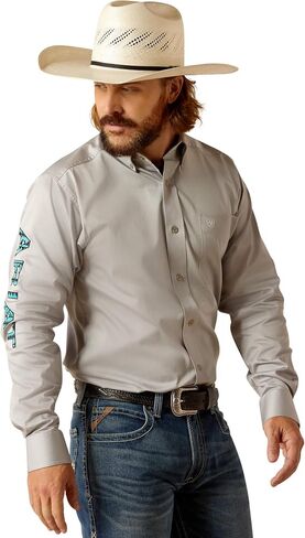 Ariat Men's Team Logo Twill Fitted Shirt in Saudi Arabia